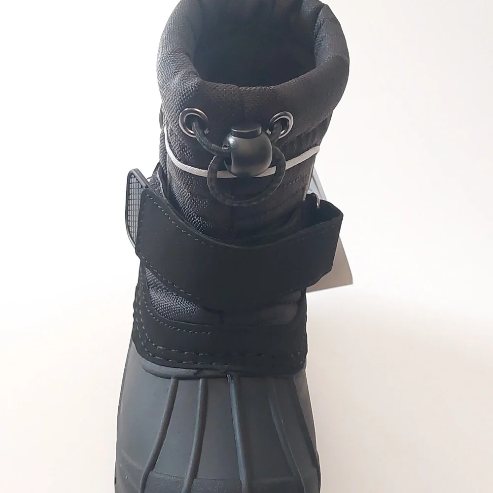 Totes Taelor toddlers Boys‎ waterprof winter boots black size 6T
